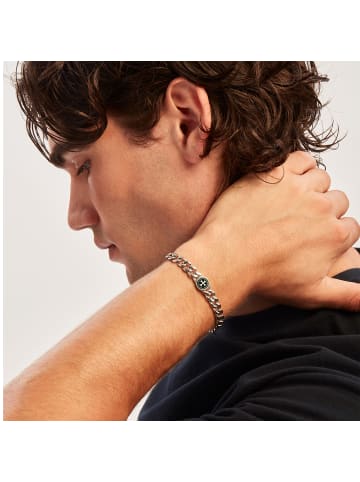 Breil Armband dock silber, schwarz