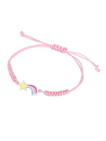 Elli Armband 925 Sterling Silber Regenbogen in Rosa