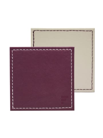 FREEFORM Untersetzer DUO, 4er Set, Pflaume/Stein