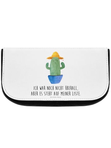 Mr. & Mrs. Panda Kulturbeutel Kaktus Hut mit Spruch in Weiß