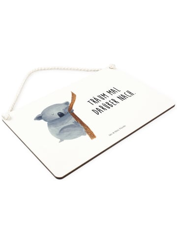 Mr. & Mrs. Panda Schild Koalabär mit Spruch in Weiß