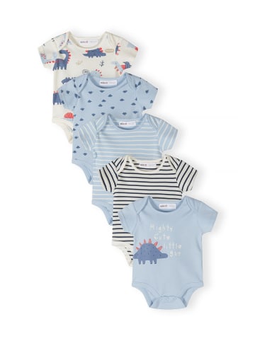 Minoti 5-er Pack Bodys 28BABYPACK26 in hellblau