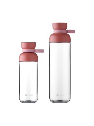 Mepal 2er Set Trinkflaschen Vita 500 + 900 ml in Vivid Mauve