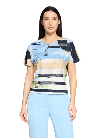 Betty Barclay Oversize-Shirt mit Aufdruck in Blau/Beige