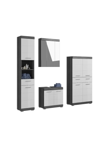 ebuy24 Badmöbelset Scout Weiß 186 x 34 cm