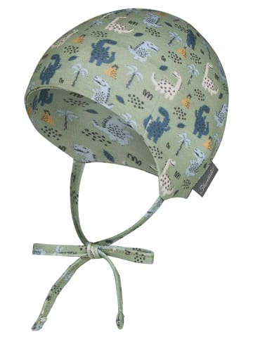 Sterntaler Beanie Dinokinder in hellgrün