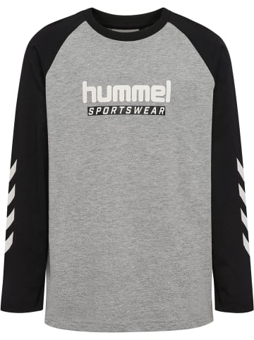 Hummel T-Shirt Hmljr Logo Mädchen in GREY MELANGE