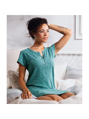 REDBEST Single-Jersey Nachthemd in jade