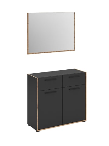 ebuy24 Schwarzgrau 95 x 37 cm