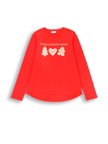 Coccodrillo T-Shirt mit langen Ärmeln Xmas in rot