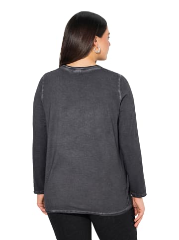 Ulla Popken Shirt in asphalt