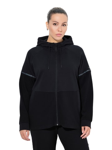 Ulla Popken Sweatjacke in schwarz