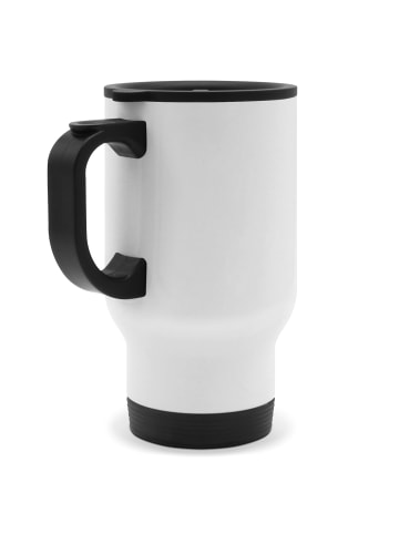 Mr. & Mrs. Panda Thermobecher To Go Waage Astrologie mit Spruch in Weiß