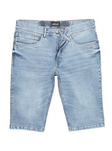 Men Plus Bermuda in bleached denim