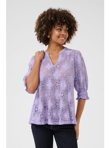 CULTURE Langarm-Bluse CUolu Relaxed fit in Purple Rose