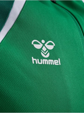 Hummel Trainingsjacke "Hmllead 2.0 Zip Hoodie" in Grün
