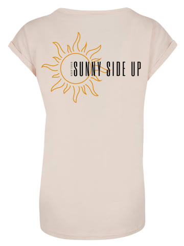 F4NT4STIC Extended Shoulder T-Shirt Sunny side up in Whitesand