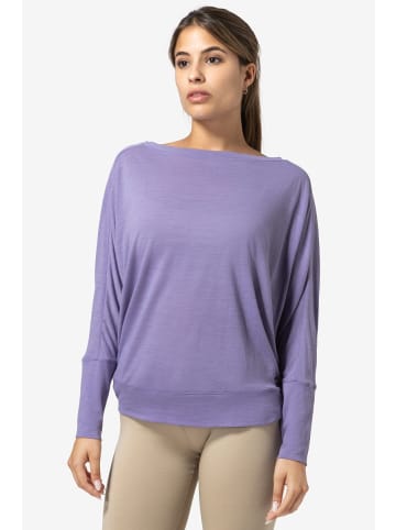 super.natural Merino Longsleeve W KULA TOP in lila