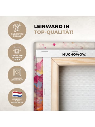 MuchoWow Leinwand bilder Farbiger Baum (BxH)