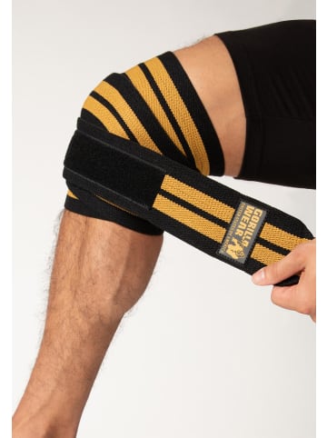 Gorilla Wear Knee Wraps - Schwarz/Gold
