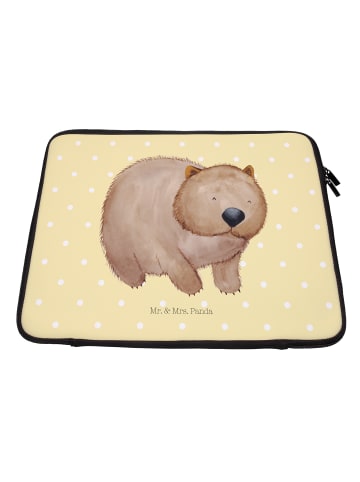 Mr. & Mrs. Panda Laptoptasche Wombat ohne Spruch in Gelb Pastell