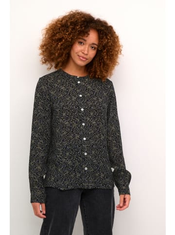 Kaffe Langarm - Hemd KAjaden Regular fit in Midnight Petit Leaf Print