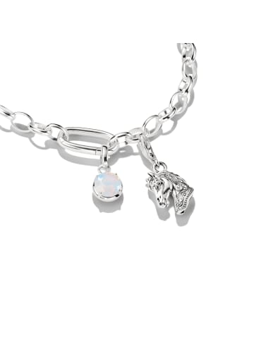 Thomas Sabo Charm-Anhänger Pferdekopf Original in silber, weiß