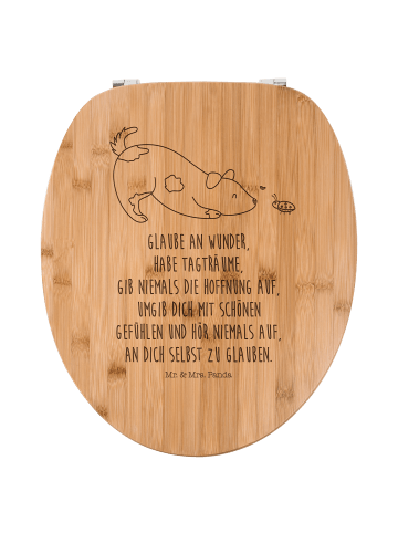 Mr. & Mrs. Panda Klodeckel Hund Marienkäfer mit Spruch in Transparent
