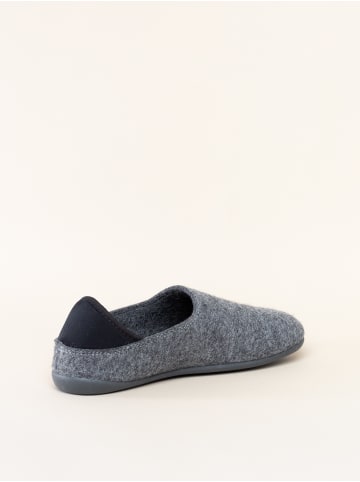 Gottstein Hausschuh Wool Slip-On in grey/charcoal