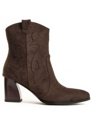 Montevita Boots Heel Ankle Boot Cacera in Grün