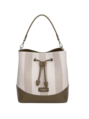 DIANA Handtasche in GREEN AND GREY