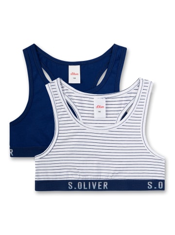 S. Oliver Bustier in Blau