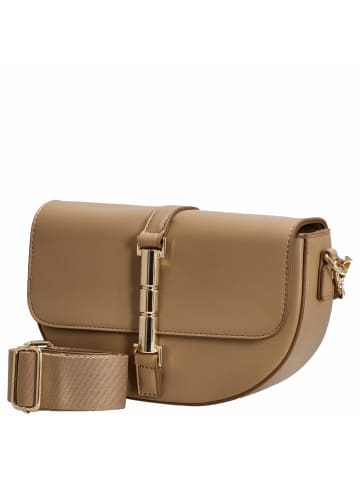 Seidenfelt Loviisa Crossbody - Umhängetasche 22 cm (coffee & cream) in coffee & cream