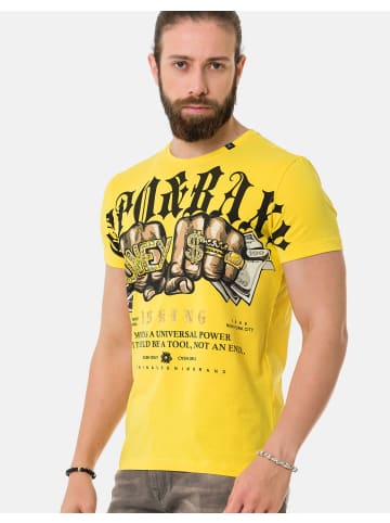 Cipo & Baxx T-Shirt in YELLOW
