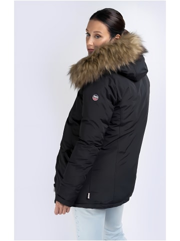 Lonsdale Winterjacke "Kimmeridge" in Schwarz
