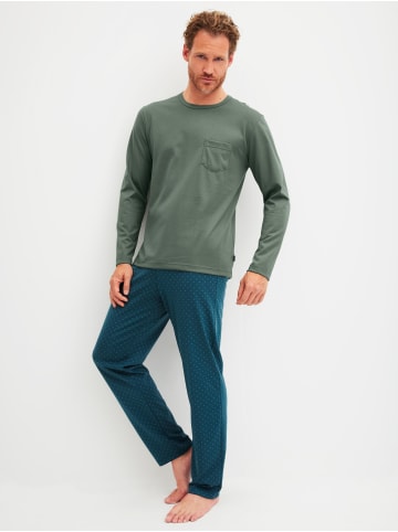 Calida Pyjama in laurel green