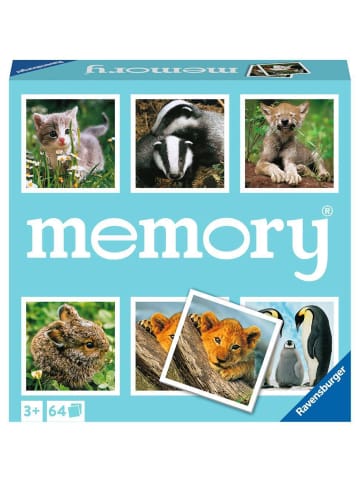 Ravensburger Merkspiel memory® Tierkinder Ab 3 Jahre in bunt