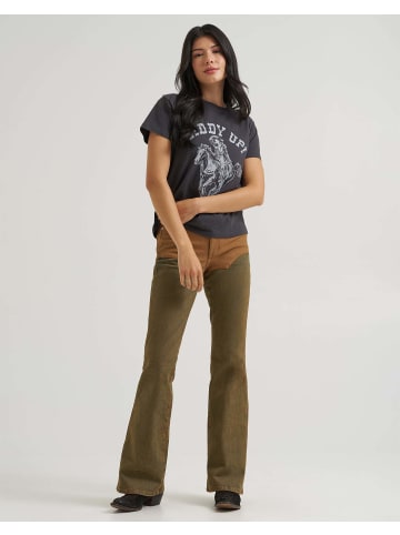 Wrangler T-Shirt Giddy Up in Black