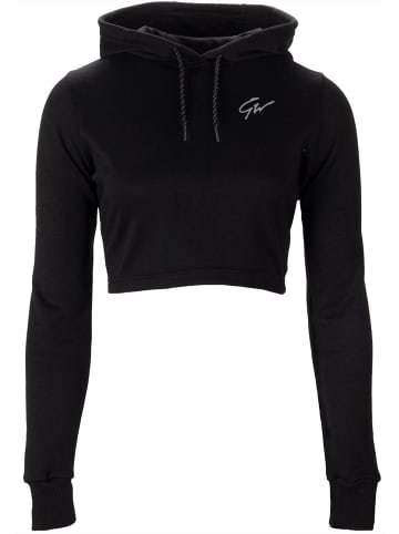 Gorilla Wear Crop-Top-Hoodie - Pixley - Schwarz