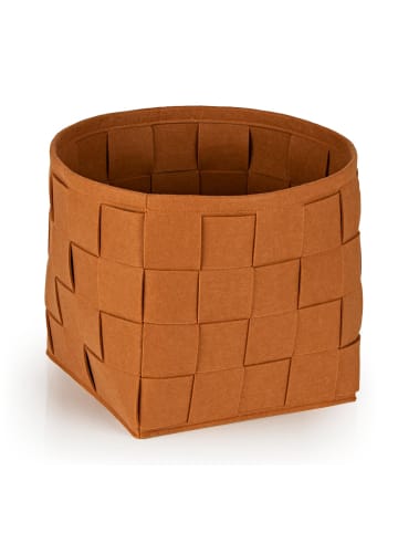 N8WERK Aufbewahrungskorb Filz 32cm rostbraun  Braun
