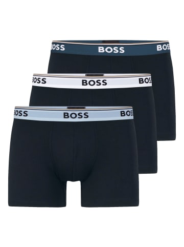 BOSS 3er Pack Long Boxer in Blau