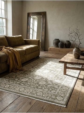 KADIMA DESIGN Teppich Kurzflor Orientalisch pflegeleicht Wohnzimmer Schlafzimmer Flur in Grün