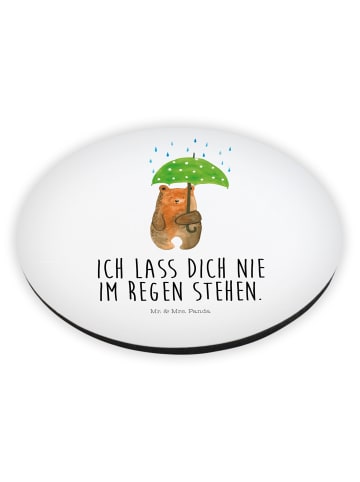 Mr. & Mrs. Panda magnet Bär Regenschirm mit Spruch in Weiß