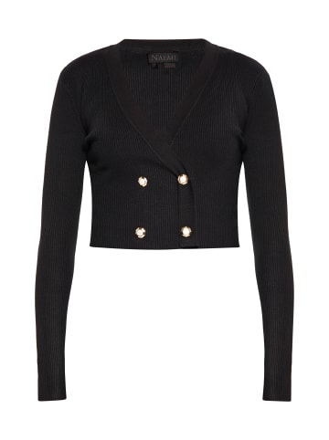 NAEMI Damen Cardigan in Schwarz