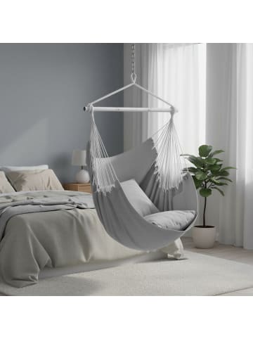 SONGMICS Hängesessel Sognia in Grau - (B)128 x (H)140 x (T)150 cm