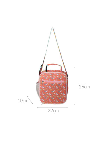 Thermo-Tasche für Kinder, verstellbarer Gurt in Rosa, 22 x 26 cm