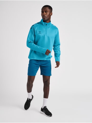 Hummel Halbreißverschluss Sweatshirt Hmlcore Erwachsene in BLUE DANUBE