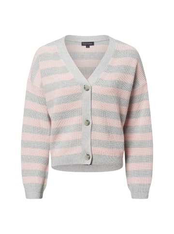 Franco Callegari Strickjacke in hellgrau rosa - 0001