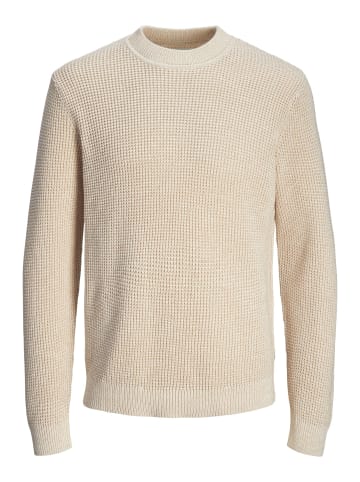 Jack & Jones Strickpullover in Greige