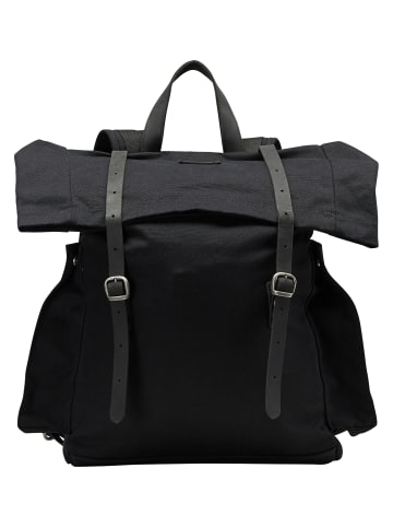 DreiMaster Vintage Rucksack in Schwarz Schwarz